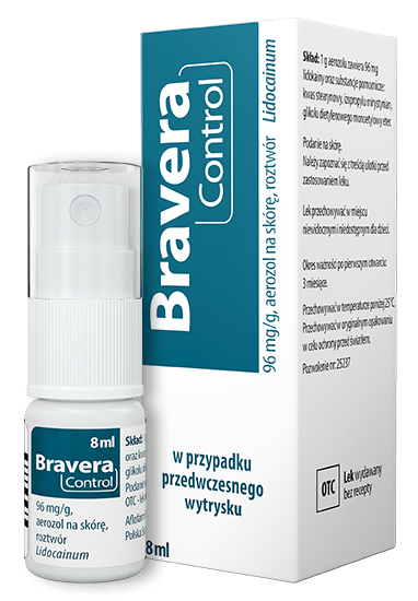 Bravera Control lek przedwczesny wytrysk